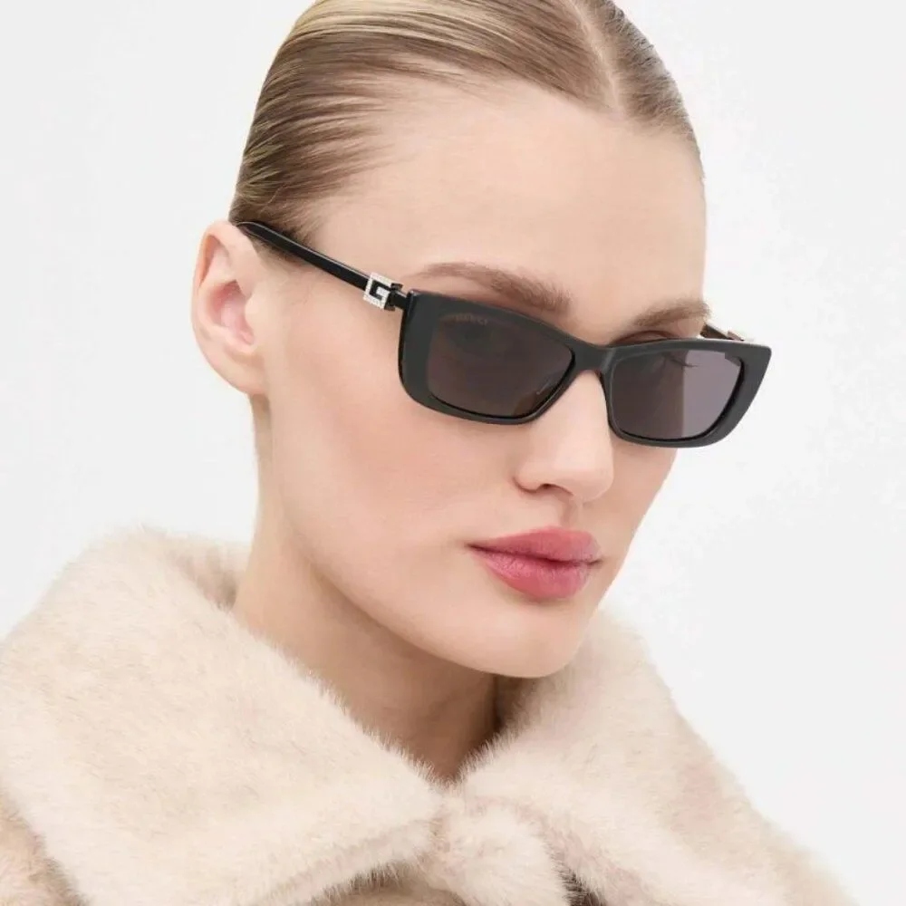 NEW Gucci GG1681S 008 Black Grey Cat Eye Women Sunglasses - Picture 13 of 15
